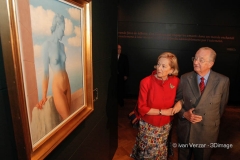Palais des Beaux-Arts Expo Magritte avec Albert II
